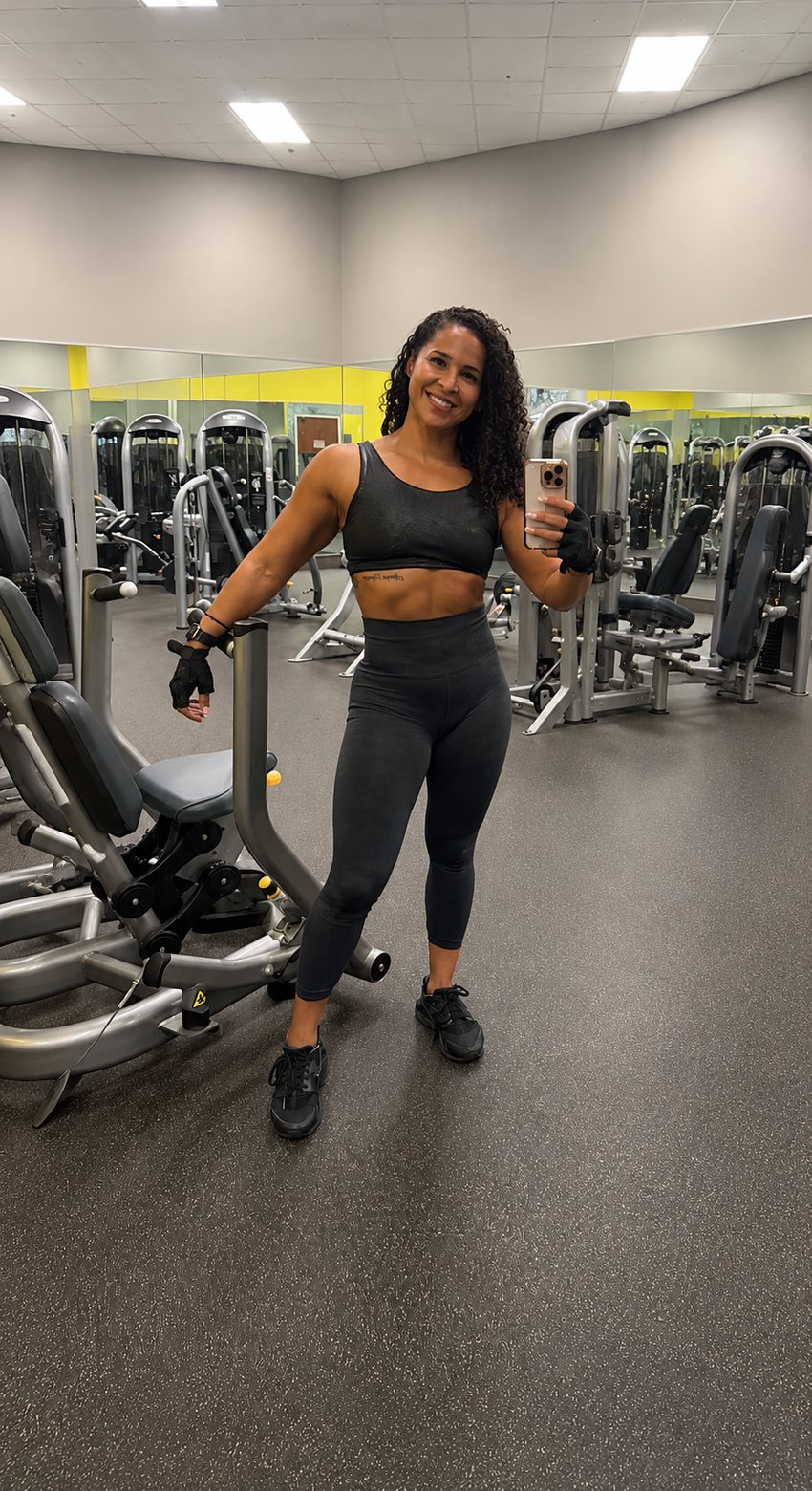 Ardelia Lampkin standing in the gym